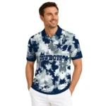 Dallas Cowboys Polo Shirt Customized Pixel Camo Blue Best Selling