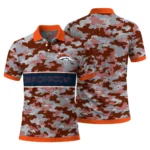 Denver Broncos Polo Shirt Personalized Camo Band Orange Best Selling
