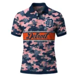 Detroit Tigers Polo Shirt Personalized Camo Band Navy Best Selling