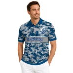 Drake Bulldogs Polo Shirt Custom Camo Band Blue Best Selling