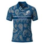 Drake Bulldogs Polo Shirt Custom Paisley Band Blue Best Selling