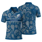 Drake Bulldogs Polo Shirt Custom Paisley Band Blue Best Selling