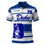 Duke Blue Devils Polo Shirt Personalized Horizontal Blocks Blue Best Selling