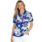 Duke Blue Devils Polo Shirt Personalized Pixel Camo Blue Best Selling