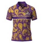East Carolina Pirates Polo Shirt Customized Paisley Band Purple Best Selling