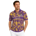 East Carolina Pirates Polo Shirt Customized Paisley Band Purple Best Selling