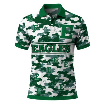 Eastern Michigan Eagles Polo Shirt Customized Camo Band Green Best Selling