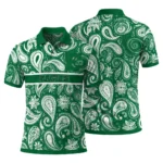 Eastern Michigan Eagles Polo Shirt Customized Paisley Band Green Best Selling