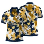Fiu Panthers Polo Shirt Personalized Pixel Camo Blue Best Selling