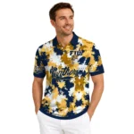 Fiu Panthers Polo Shirt Personalized Pixel Camo Blue Best Selling