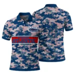 Florida Atlantic Owls Polo Shirt Customized Camo Band Blue Best Selling