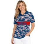 Florida Atlantic Owls Polo Shirt Customized Camo Band Blue Best Selling