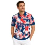 Florida Atlantic Owls Polo Shirt Customized Pixel Camo Blue Best Selling