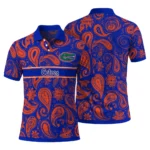 Florida Gators Polo Shirt Custom Paisley Band Blue Best Selling