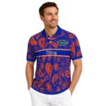 Florida Gators Polo Shirt Custom Paisley Band Blue Best Selling