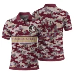 Florida State Seminoles Polo Shirt Customized Camo Band Garnet Best Selling
