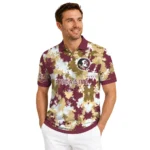 Florida State Seminoles Polo Shirt Customized Pixel Camo Garnet Best Selling