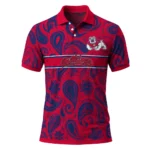 Fresno State Bulldogs Polo Shirt Custom Paisley Band Red Best Selling
