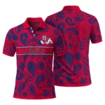 Fresno State Bulldogs Polo Shirt Custom Paisley Band Red Best Selling