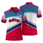 Fresno State Bulldogs Polo Shirt Custom Slanted Stripes Red White Best Selling