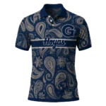 Georgetown Hoyas Polo Shirt Customized Paisley Band Blue Best Selling