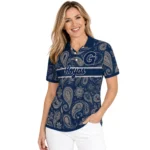 Georgetown Hoyas Polo Shirt Customized Paisley Band Blue Best Selling