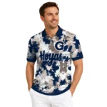Georgetown Hoyas Polo Shirt Customized Pixel Camo Blue Best Selling