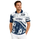 Georgia Southern Eagles Polo Shirt Custom Floral Angles Blue White Best Selling