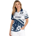 Georgia Southern Eagles Polo Shirt Custom Floral Angles Blue White Best Selling