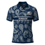 Georgia Southern Eagles Polo Shirt Custom Paisley Band Blue Best Selling