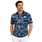 Georgia Southern Eagles Polo Shirt Custom Paisley Band Blue Best Selling