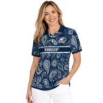 Georgia Southern Eagles Polo Shirt Custom Paisley Band Blue Best Selling