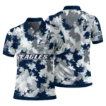 Georgia Southern Eagles Polo Shirt Custom Pixel Camo Blue Best Selling