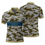Georgia Tech Yellow Jackets Polo Shirt Custom Camo Band Gold Best Selling