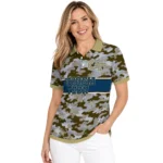 Georgia Tech Yellow Jackets Polo Shirt Custom Camo Band Gold Best Selling