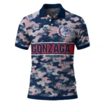 Gonzaga Bulldogs Polo Shirt Personalized Camo Band Blue Best Selling