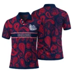 Gonzaga Bulldogs Polo Shirt Personalized Paisley Band Blue Best Selling
