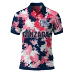 Gonzaga Bulldogs Polo Shirt Personalized Pixel Camo Blue Best Selling
