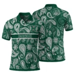 Hawaii Rainbow Warriors Polo Shirt Custom Paisley Band Green Best Selling