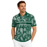 Hawaii Rainbow Warriors Polo Shirt Custom Paisley Band Green Best Selling