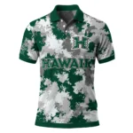Hawaii Rainbow Warriors Polo Shirt Custom Pixel Camo Green Best Selling