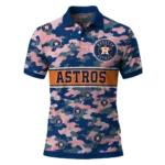 Houston Astros Polo Shirt Custom Camo Band Blue Best Selling