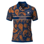 Houston Astros Polo Shirt Custom Paisley Band Blue Best Selling