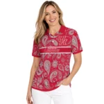 Houston Cougars Polo Shirt Customized Paisley Band Red Best Selling