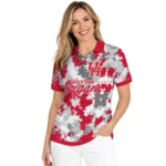 Houston Cougars Polo Shirt Customized Pixel Camo Red Best Selling