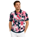 Houston Texans Polo Shirt Personalized Pixel Camo Blue Best Selling