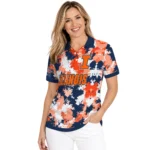Illinois Fighting Illini Polo Shirt Custom Pixel Camo Blue Best Selling
