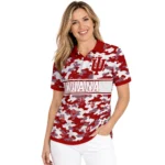 Indiana Hoosiers Polo Shirt Personalized Camo Band Red Best Selling