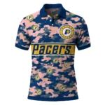 Indiana Pacers Polo Shirt - Customized Camo Band Blue