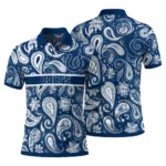 Indianapolis Colts Polo Shirt Custom Paisley Band Blue Best Selling
